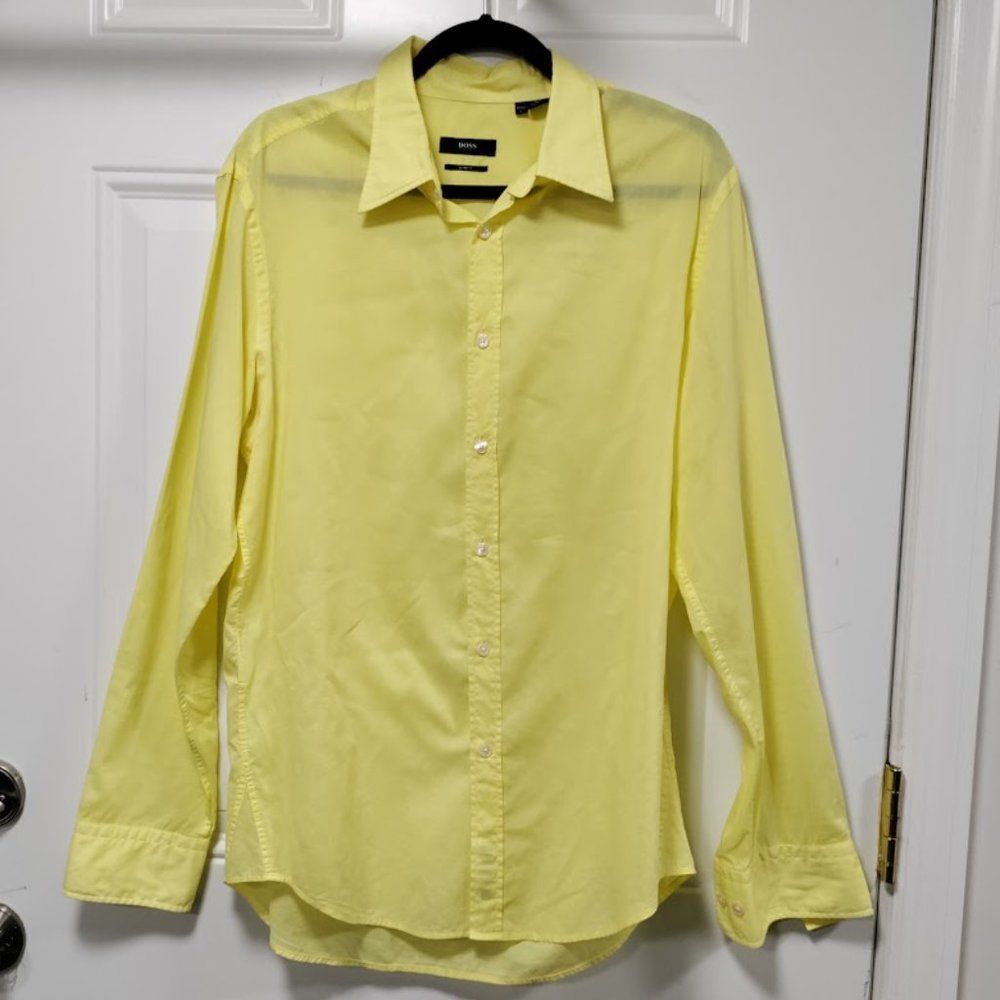 BOSS Slimfit Button Down Shirt L 41/42